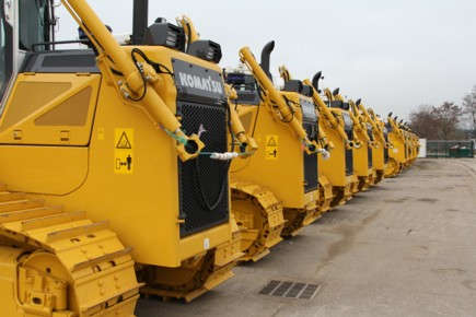46 bouteurs Komatsu sur la LGV SEA