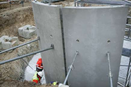 Éléments à claveter Durand Béton pour bassins de micro station