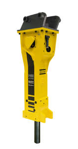 Le nouveau marteau HB 4100 Atlas Copco à Intermat