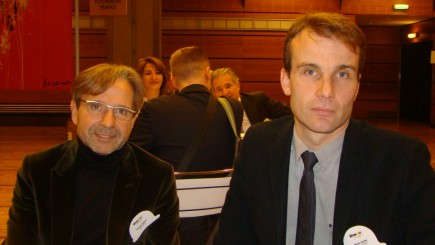 Panolin et le groupe Laurent main dans la main