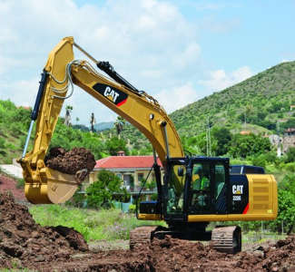 Les nouvelles pelles Cat à Intermat