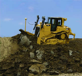 Le D6T Caterpillar présent à Intermat