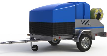 Hydroclean : une remorque d’hydrocurage légère