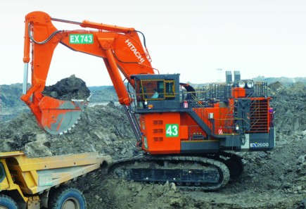 Deux nouvelles pelles minières Hitachi
