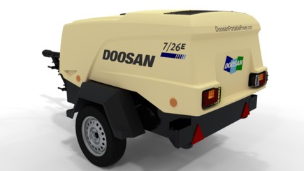 Capots robustes pour les compresseurs Doosan à Intermat