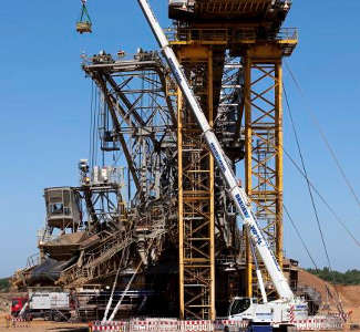 Liebherr développe une grue télescopique sur chenilles de 60 t