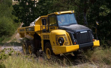 Le HM300-3 de Komatsu en vedette à Intermat