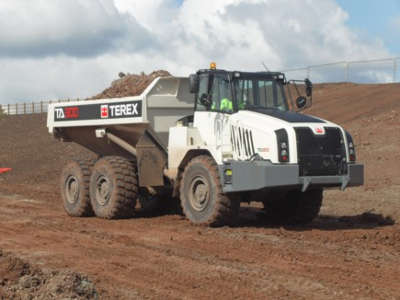 Le Terex TA300 à Intermat