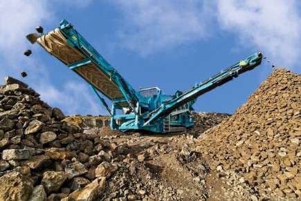 Le Warrior 2400 de Powerscreen exposé à Intermat