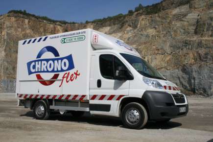 Les nouveaux camions Chronoflex à Intermat