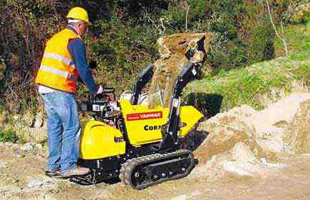 Mini-dumper  powered by Yanmar 
