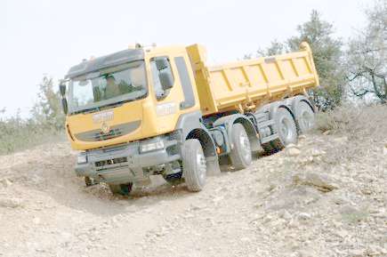 Renault Trucks affiche sa sobriété à Intermat