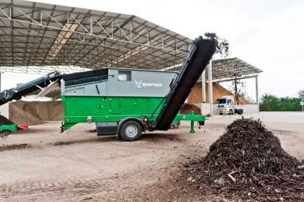 Le Stonefex 3000E, le nouveau séparateur aéraulique Komptech