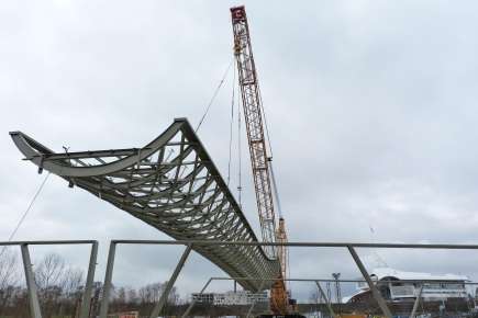 La grue Terex CC 2800-1 a impressionné les Messins