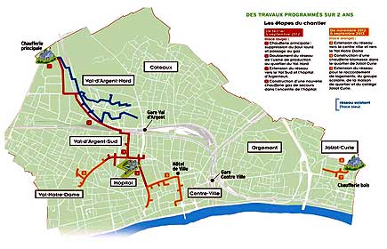 Argenteuil agrandit son réseau de chaleur