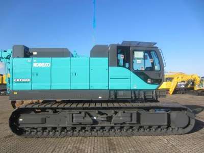 La grue CKE800G Kobelco en avant première européenne sur Intermat