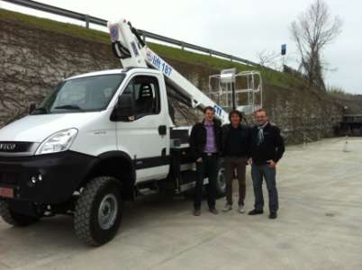 CTE place le B-Lift 187 sur le rail estonien
