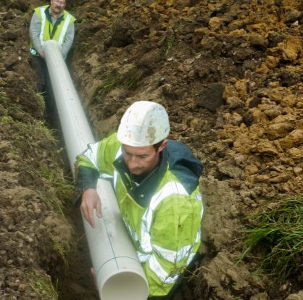 Sotra Seperef livre un chantier d'adduction en bi orienté
