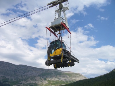 La 8MCR de Mecalac en route vers les Hautes-Alpes