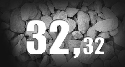 32,32 millions de tonnes de granulats