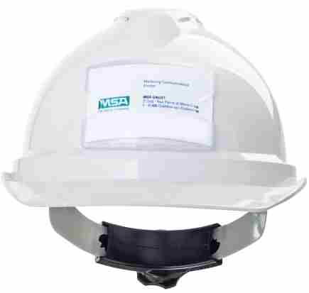 Le casque de chantier devient un  outil d’identification 