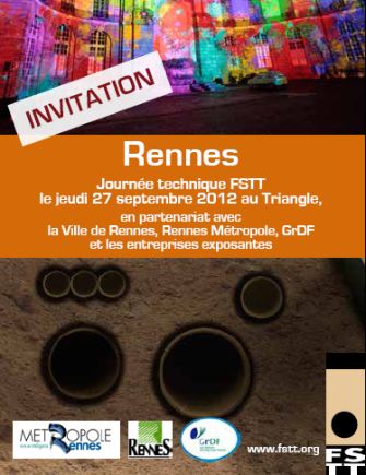 Journée technique FSTT à Rennes le 27 septembre