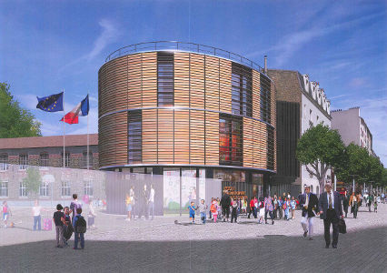 Extension d’une école à la Garenne-Colombes dans les Hauts-de-Seine 