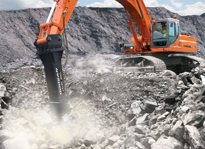 Doosan étend sa gamme de marteaux hydrauliques