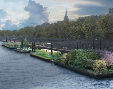 Paris s'offre un jardin flottant sur la Seine