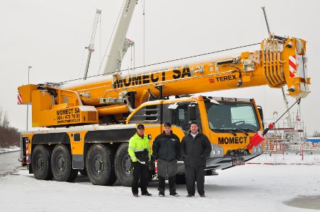 Suisse: une grue Terex AC 100/4L séduit Momect SA
