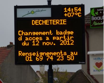 Déchetterie : contrôle d'accès innovant au Siredom