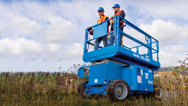 Bauma : Genie présente ses ciseaux d’extérieur à entraînement AC