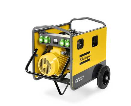 Bauma : Atlas Copco lance des générateurs pour les vibrateurs électriques