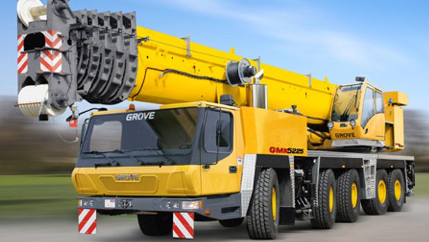 Une grue Grove construit un centre de stockage alimentaire en Ohio