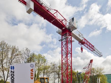 Bauma : nouvelle grue Topless Zoomlion