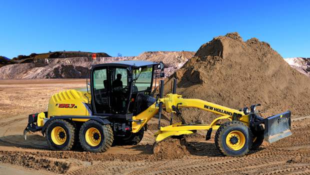 Bauma : New Holland dote ses niveleuses d'une cabine surbaissée