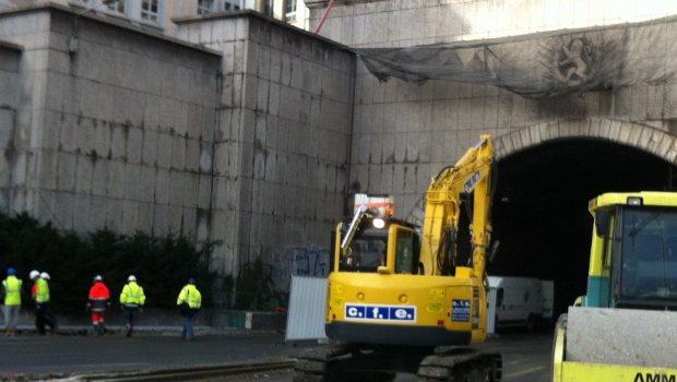 Lyon : le tunnel de la Croix-Rousse à moitié rénové