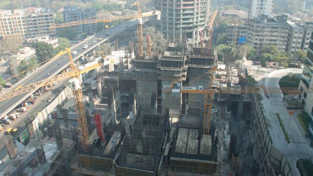 Des grues Potain sur un projet immobilier d'ampleur en Inde
