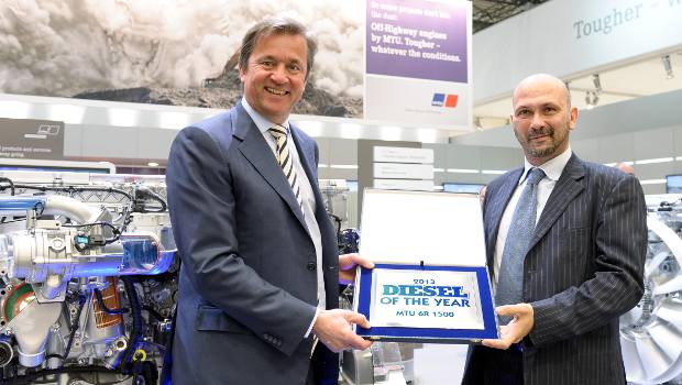 Bauma : le moteur MTU élu «Diesel de l'année 2013»