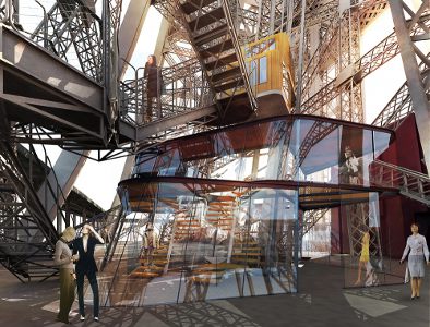 Les nouveaux aménagements de la Tour Eiffel exposés au Pavillon de l'Arsenal