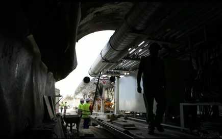 Haute tension : Percement terminé sous les Pyrénées