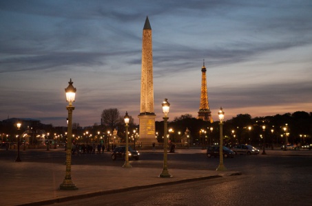 La Place de la Concorde illuminée à basse consommation