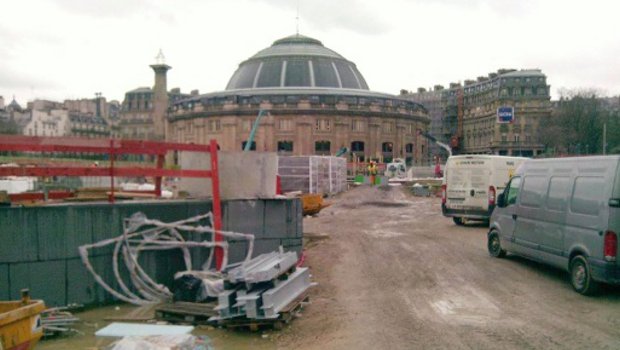 Paris : Nidaplast Environnement remblaie le jardin des Halles 
