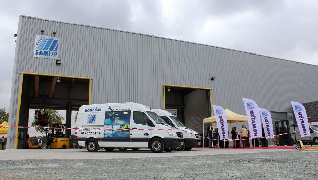 Sami TP inaugure une implantation Komatsu à Niort