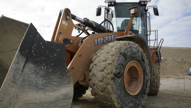 La 1021F de Case s'exposait au salon B&TP