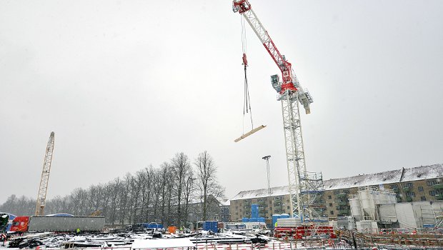 18 grues Terex CTT sur le métro de Copenhague