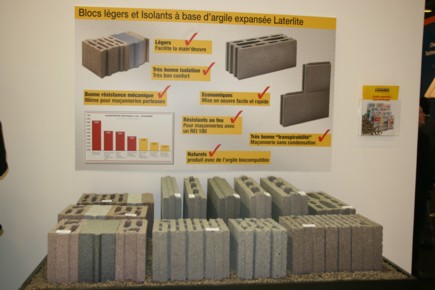 Batimat : les bétons légers et isolants de Laterlite 