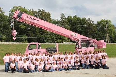 Terex s'élève contre le cancer du sein