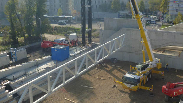 8 semaines de levage lourd sur le gymnase des Deux-Rives