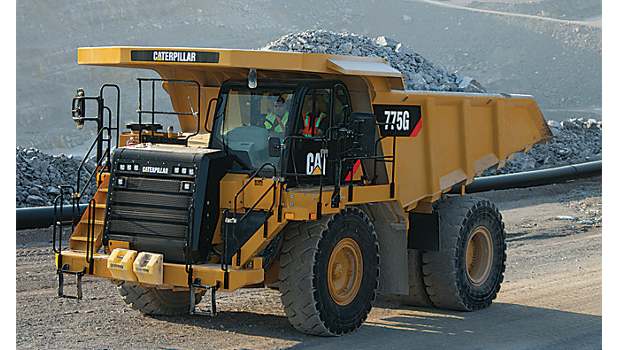 Des CAT 775G à 350m au dessus de la mer en Norvège